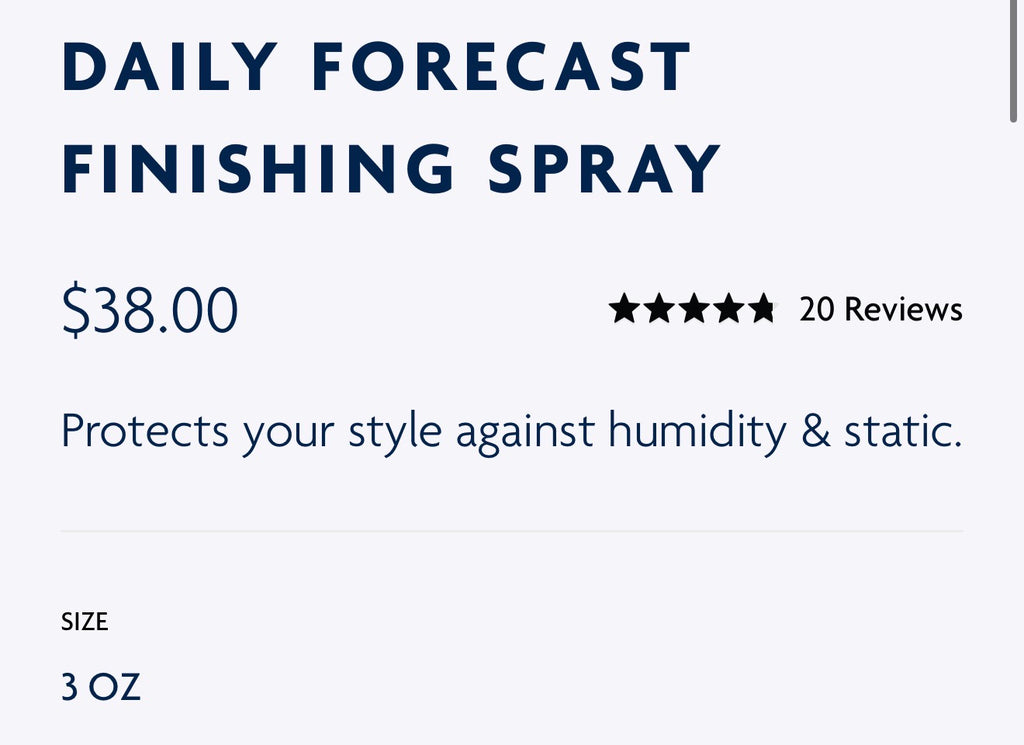 Daily Forecast Finishing Spray