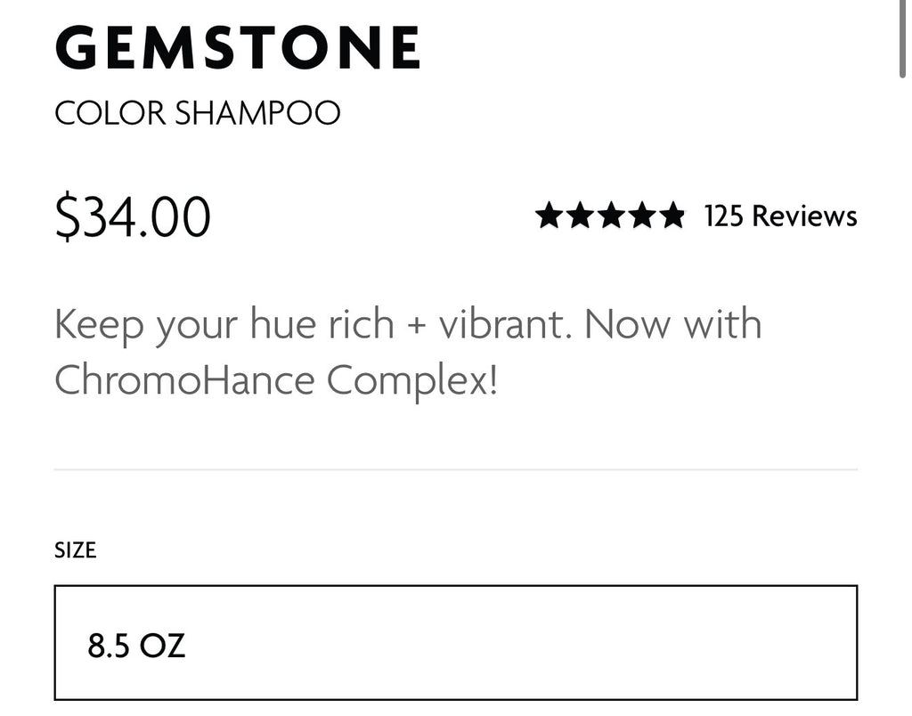 Gemstone Shampoo