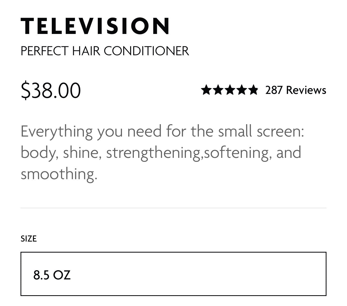 Television Conditioner