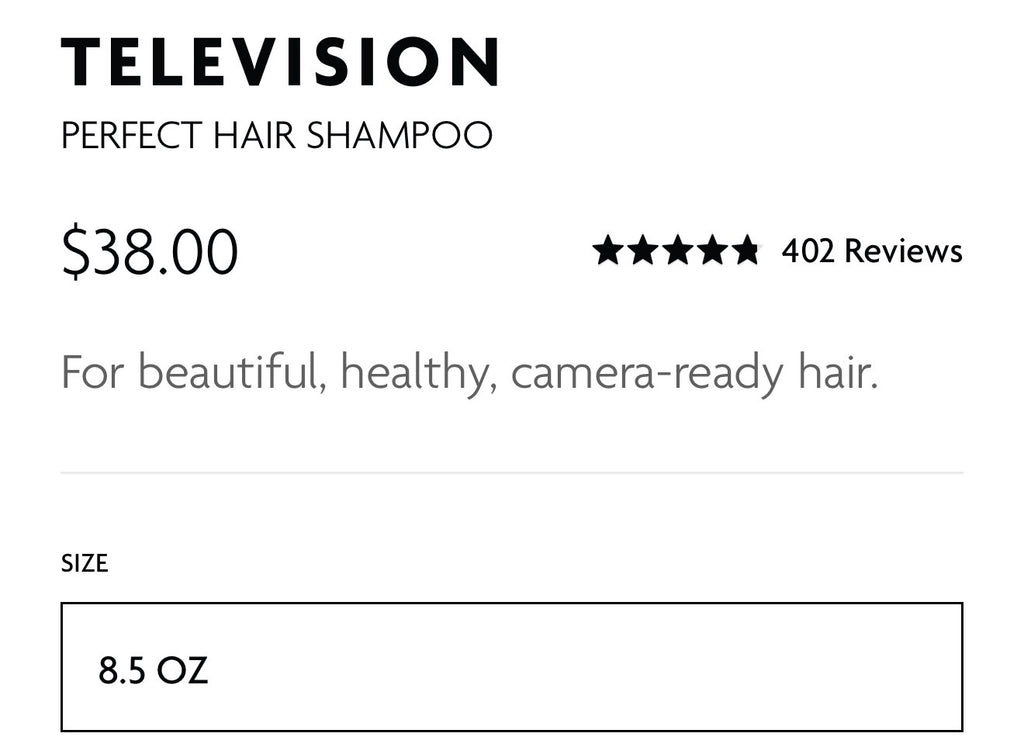 Television Shampoo