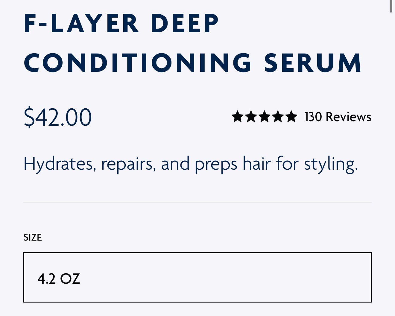 F-Layer Deep Conditioning Serum