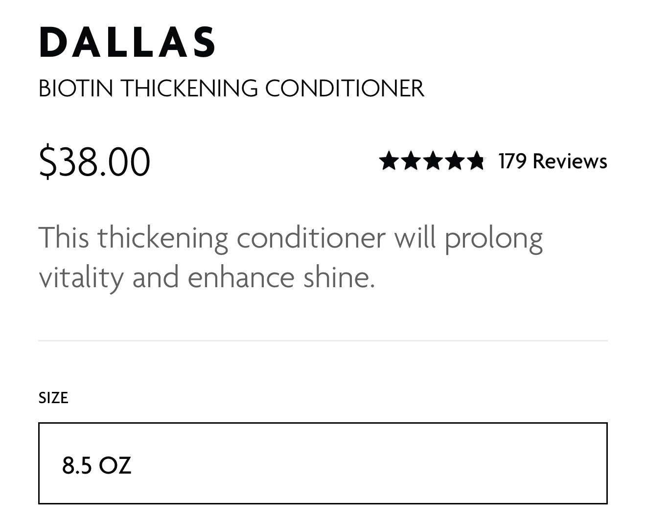 Dallas Conditioner